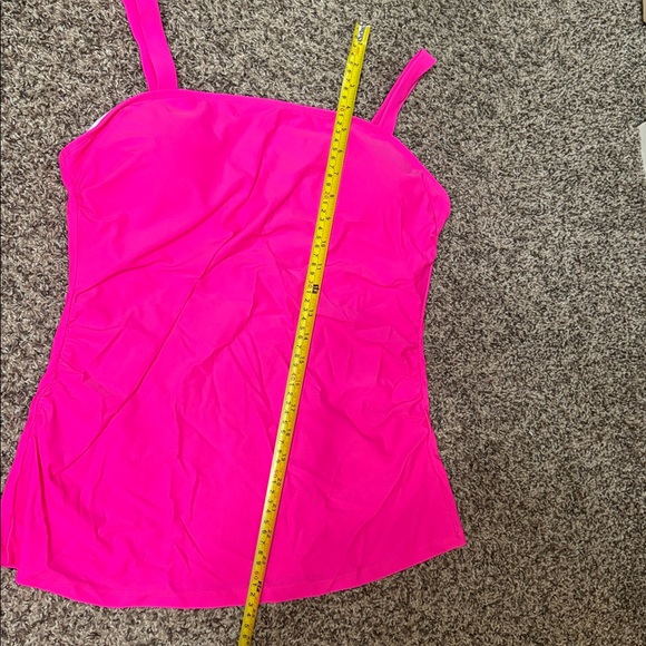NWOT From Amazon Bright Pink 2 Piece Tankini With Swim Skirt Size 2XL - Picture 14 of 14